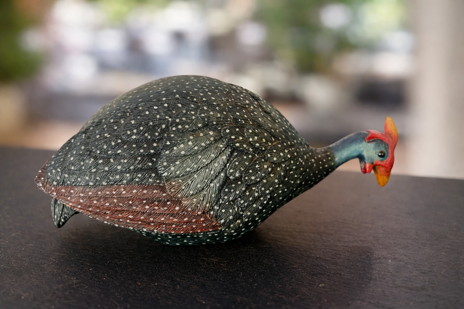 Miniature Crowned Guinea Fowl