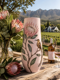 Franschhoek Protea Large Column Vase 41cm Height