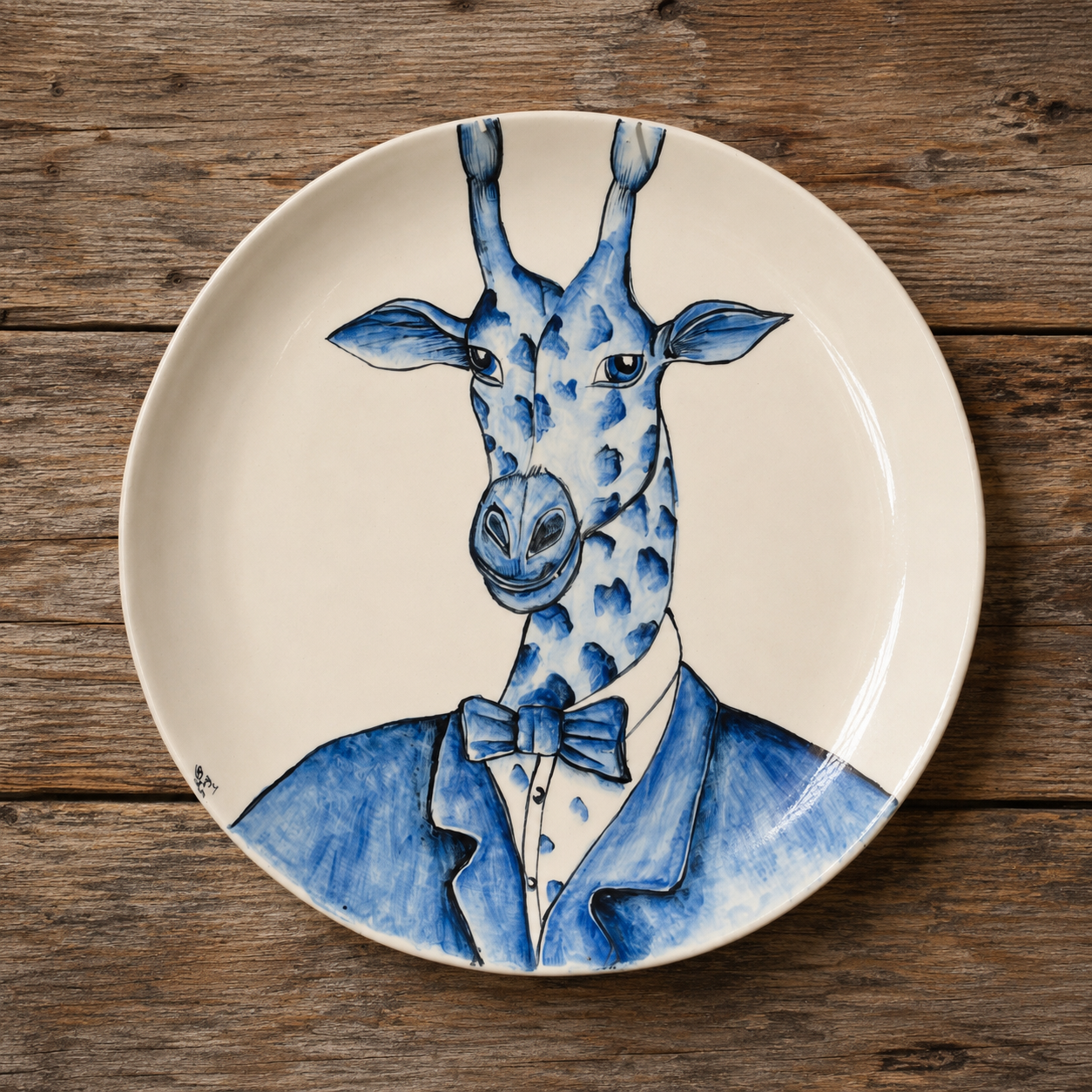 Giraffe Dinner Plate