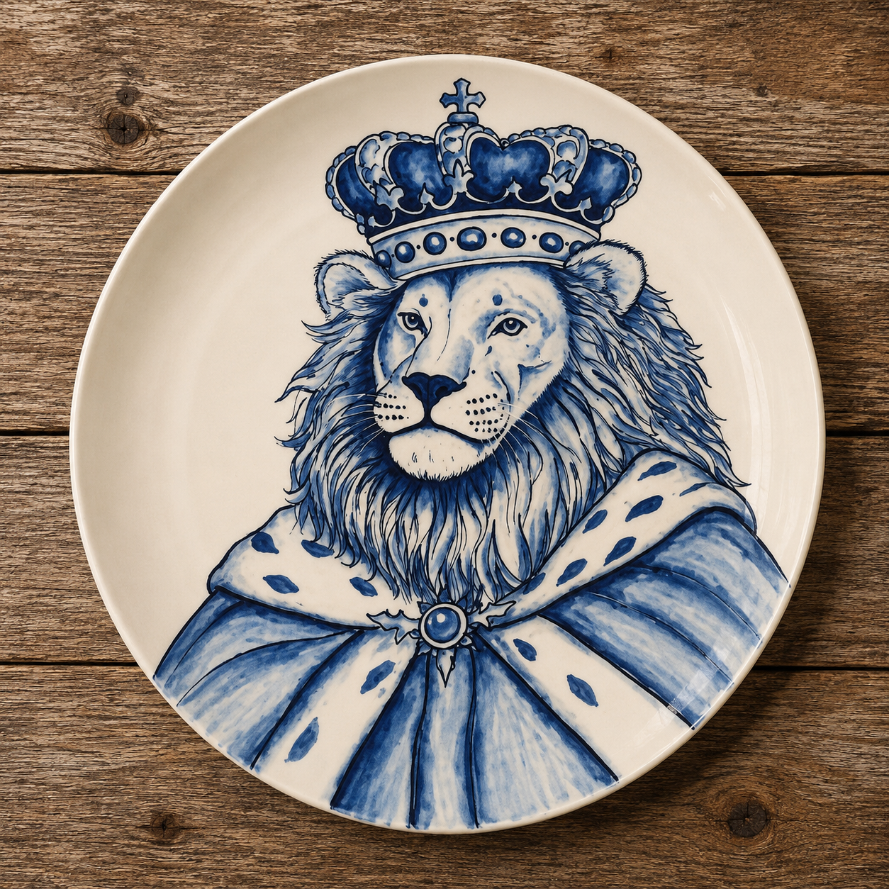 Lion Dinner Plate