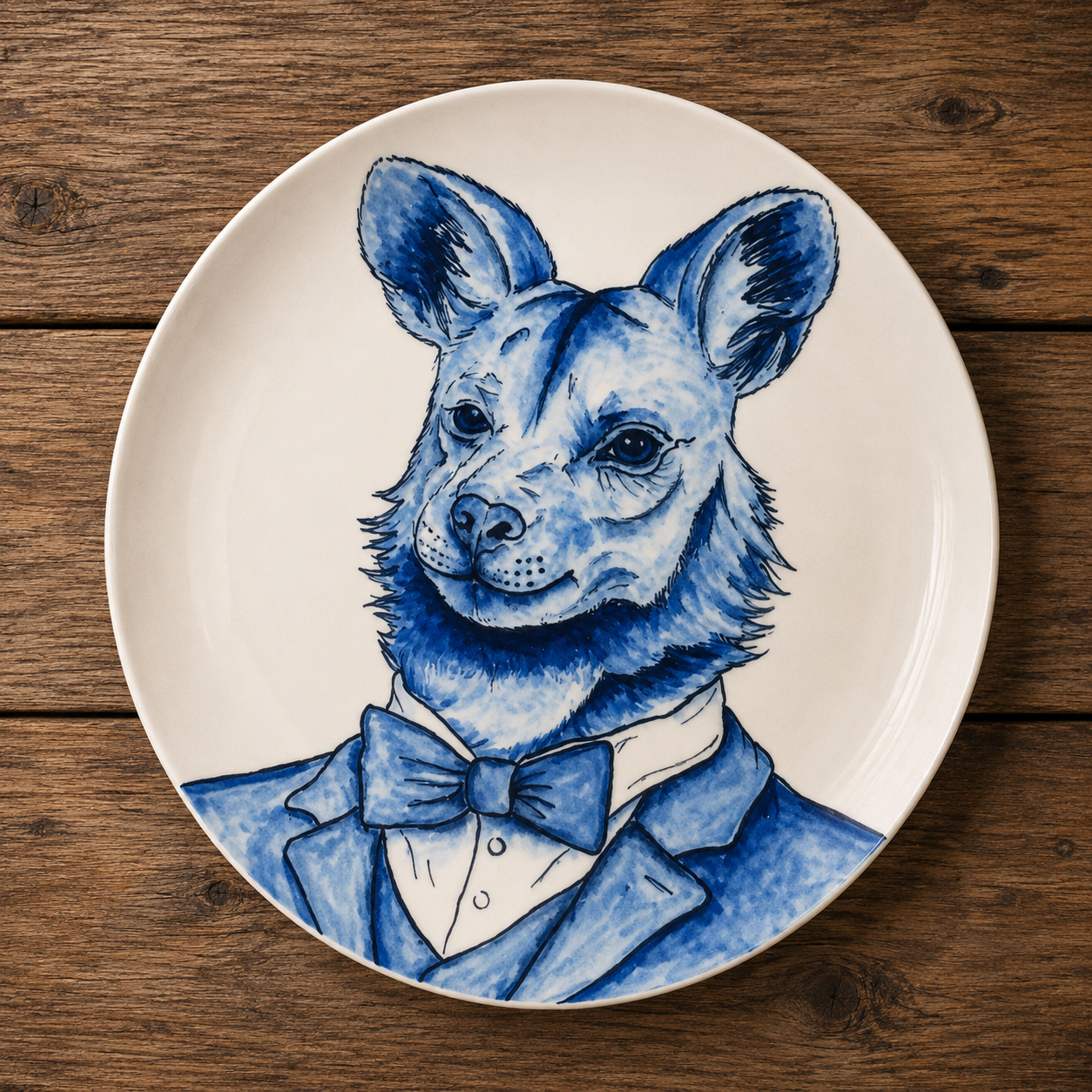 Wild Dog Dinner plate