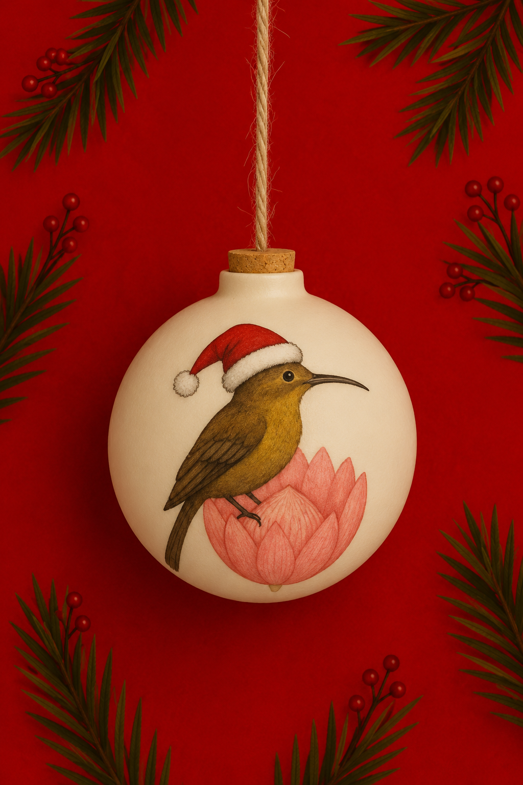 Cape Sugar Bird Christmas Bauble