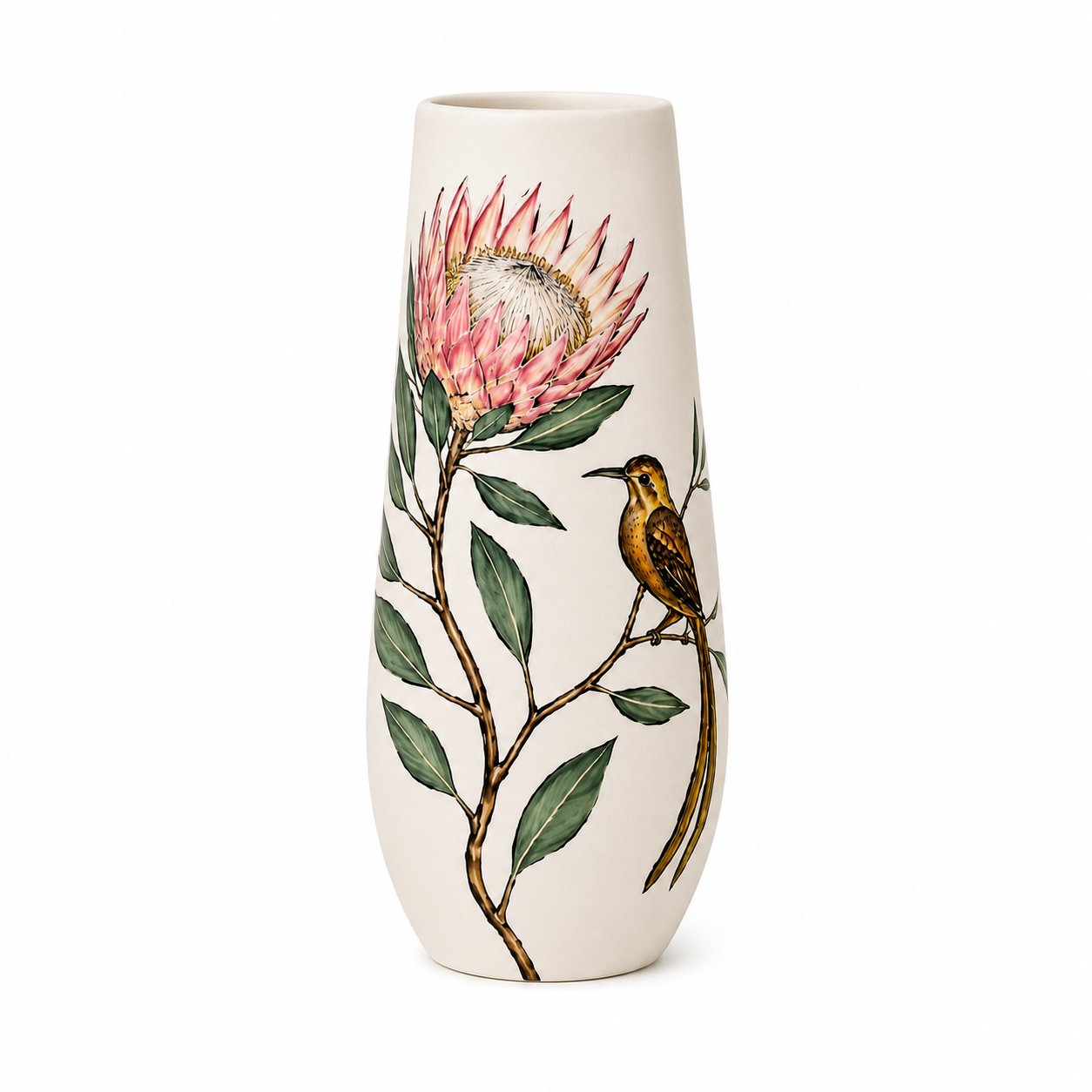 Franschhoek Protea Large Column Vase 41cm Height